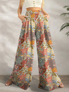 Printed Wide Leg Pants